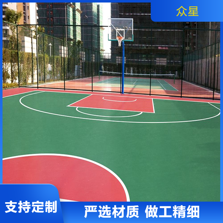 琼海市塑胶跑道篮球场硅PU - 哪里好